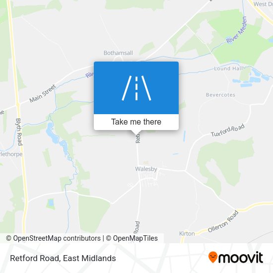 Retford Road map