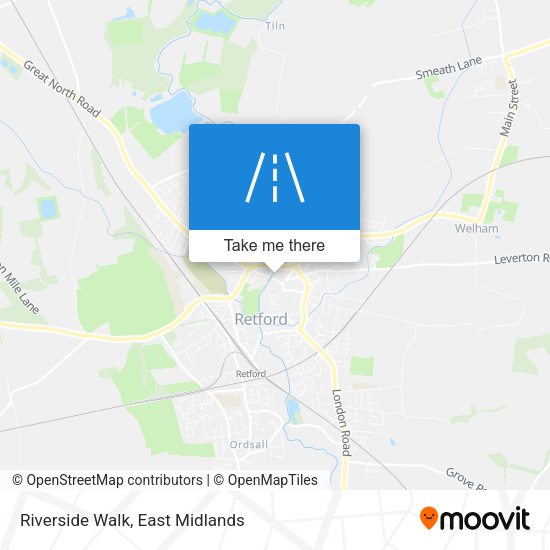 Riverside Walk map