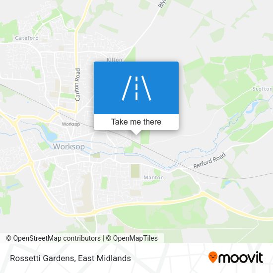 Rossetti Gardens map