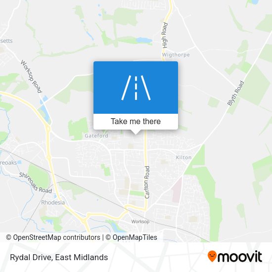 Rydal Drive map