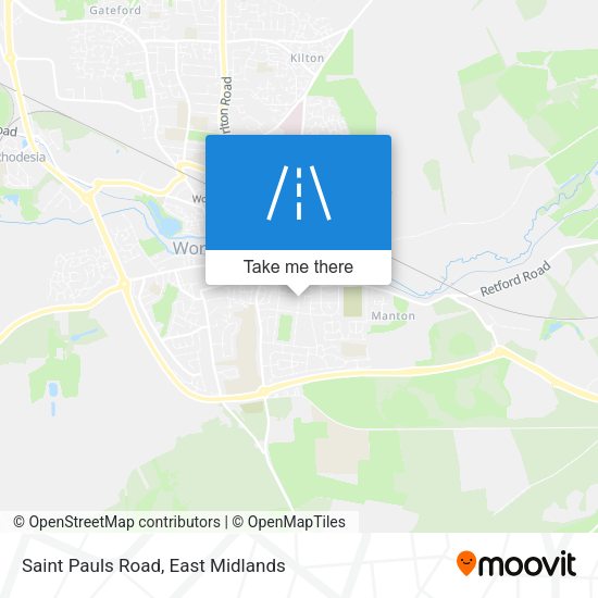 Saint Pauls Road map