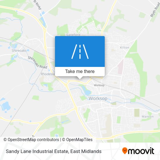 Sandy Lane Industrial Estate map
