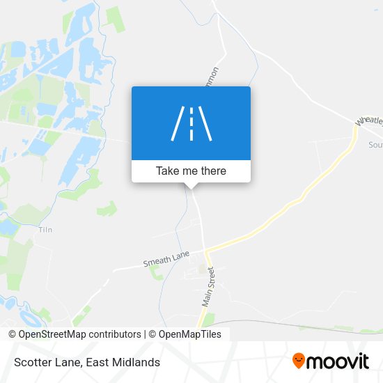 Scotter Lane map
