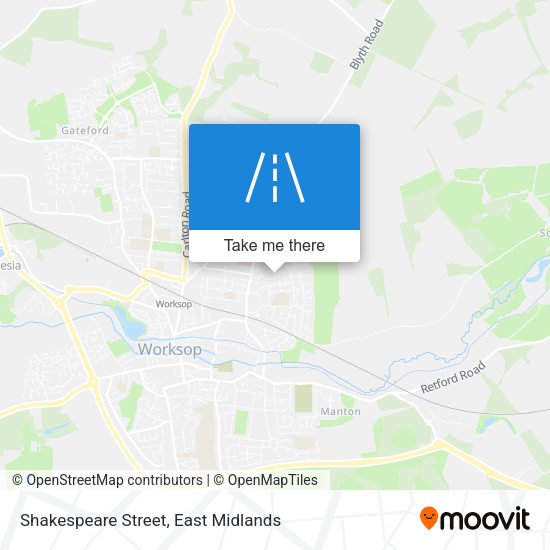 Shakespeare Street map