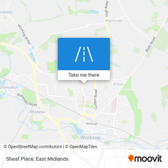 Sheaf Place map
