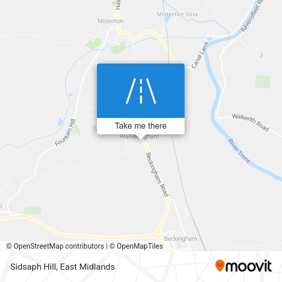 Sidsaph Hill map