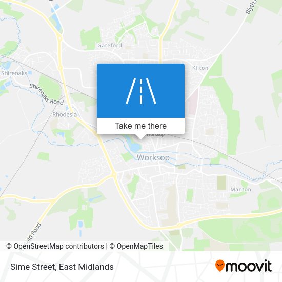 Sime Street map