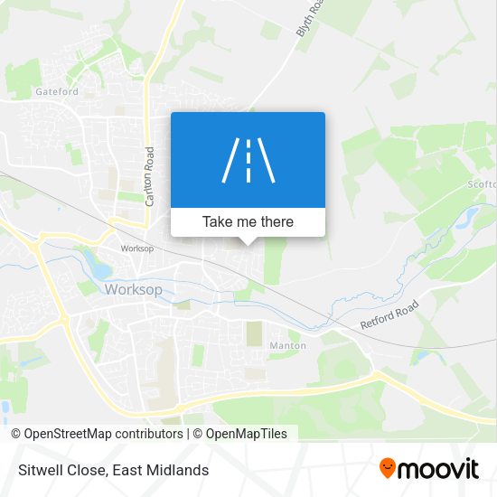Sitwell Close map