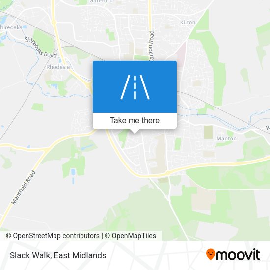 Slack Walk map