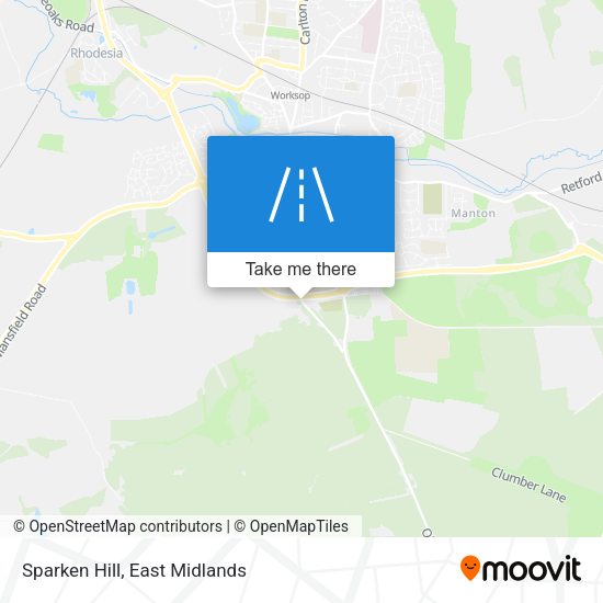 Sparken Hill map