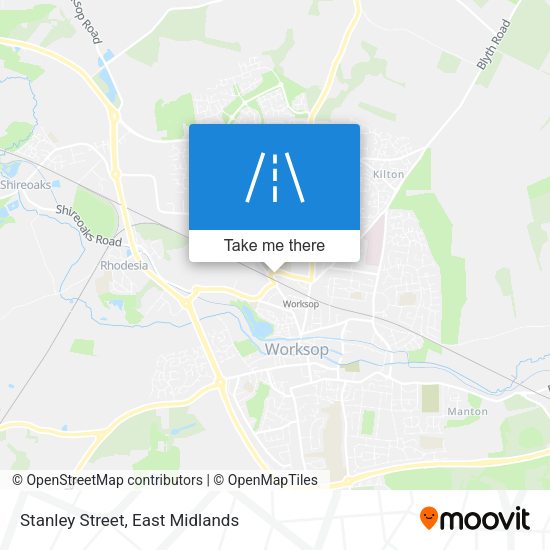 Stanley Street map