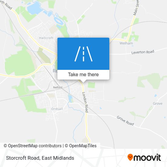 Storcroft Road map