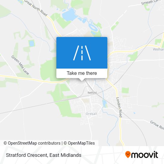 Stratford Crescent map