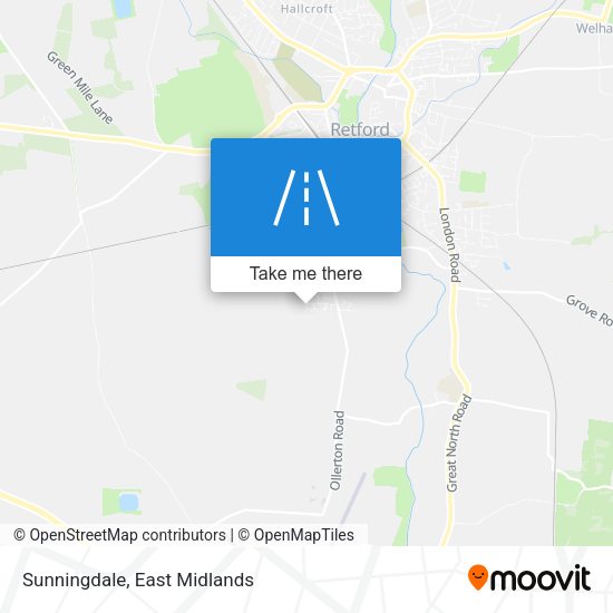 Sunningdale map