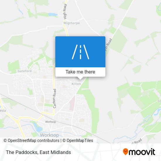 The Paddocks map