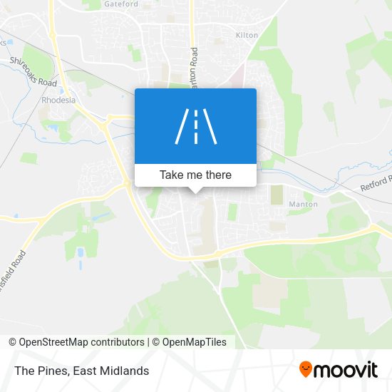 The Pines map