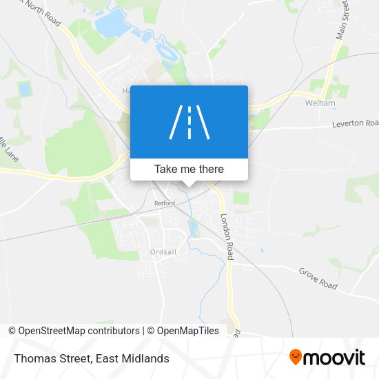 Thomas Street map