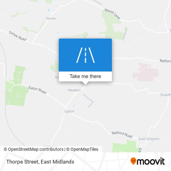 Thorpe Street map