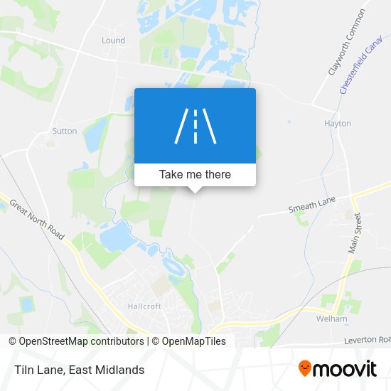 Tiln Lane map