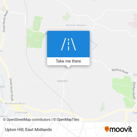 Upton Hill map