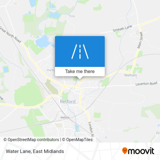 Water Lane map