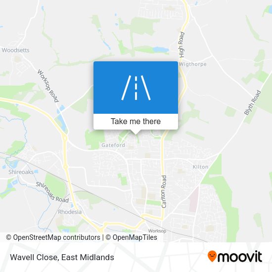 Wavell Close map