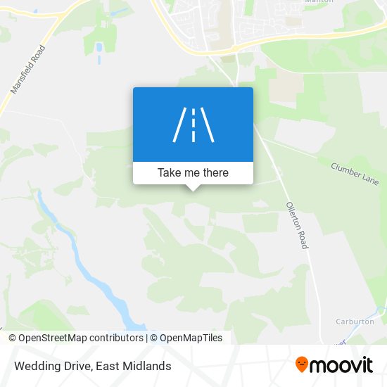 Wedding Drive map