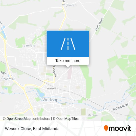 Wessex Close map