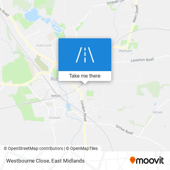 Westbourne Close map