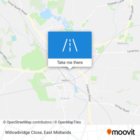 Willowbridge Close map