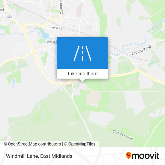 Windmill Lane map