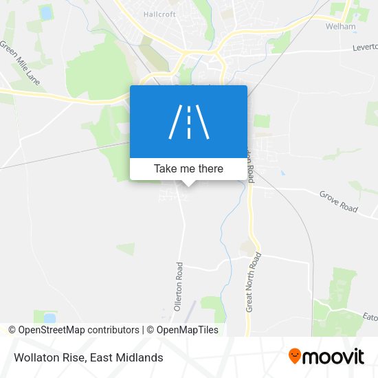 Wollaton Rise map
