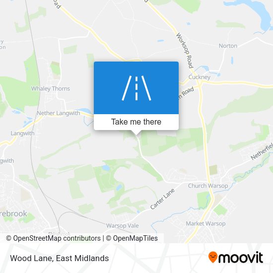 Wood Lane map