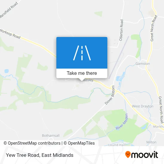 Yew Tree Road map