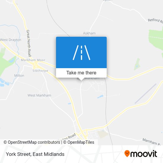 York Street map