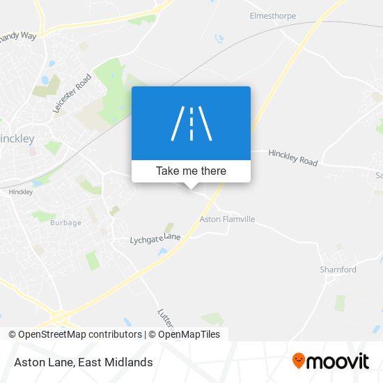 Aston Lane map