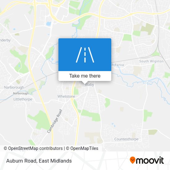 Auburn Road map