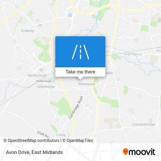 Avon Drive map
