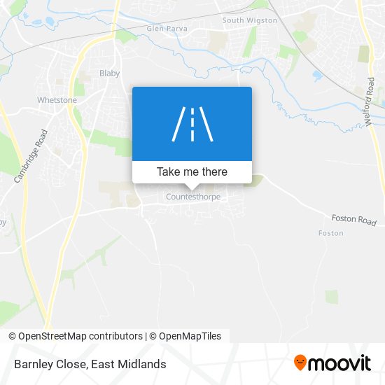 Barnley Close map