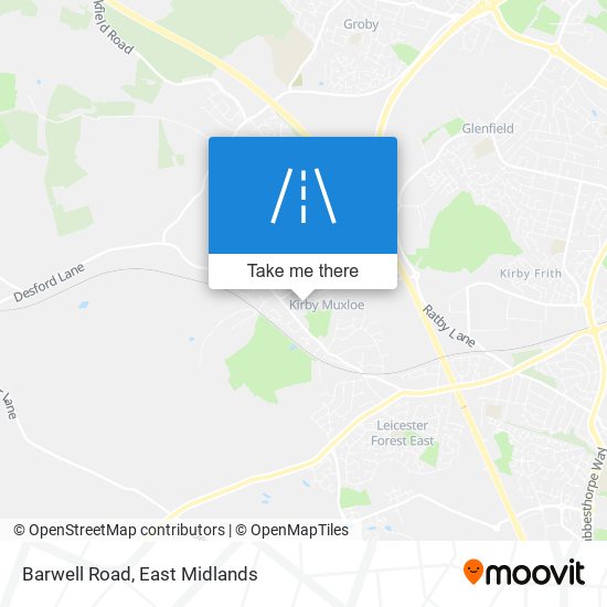 Barwell Road map