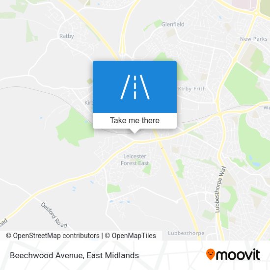 Beechwood Avenue map