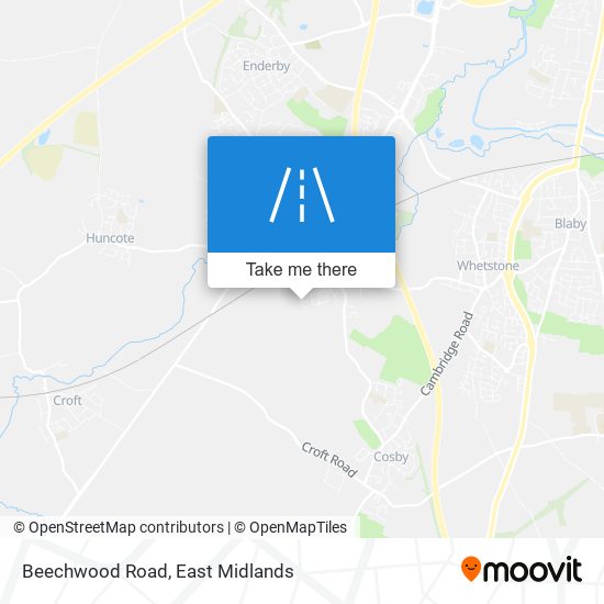 Beechwood Road map