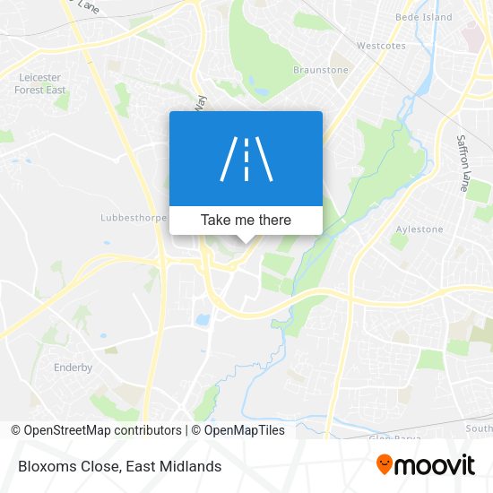 Bloxoms Close map