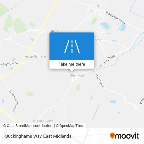 Buckinghams Way map