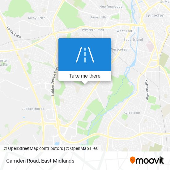 Camden Road map