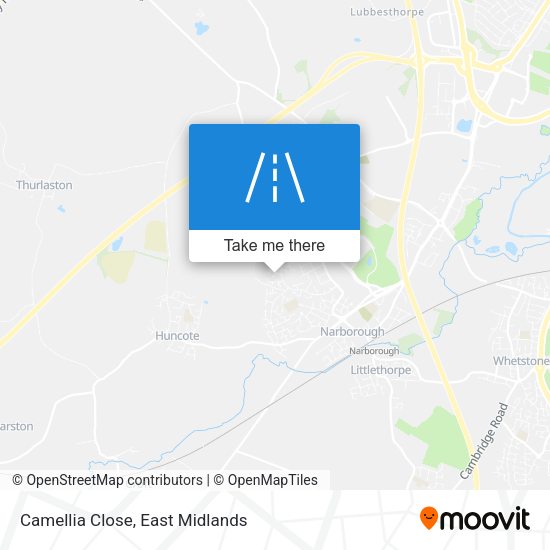 Camellia Close map
