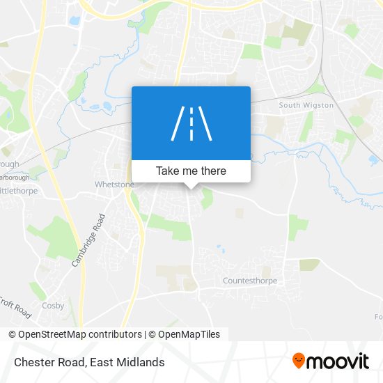 Chester Road map