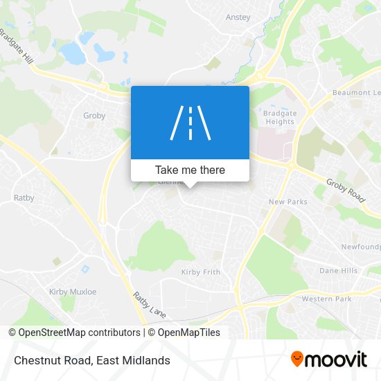 Chestnut Road map