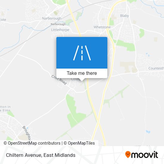Chiltern Avenue map