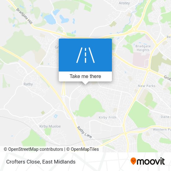 Crofters Close map